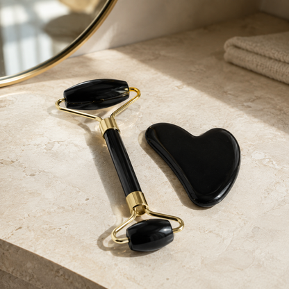 סט גוואשה למיצוק הפנים - KIRA Gua Sha Luxury Set
