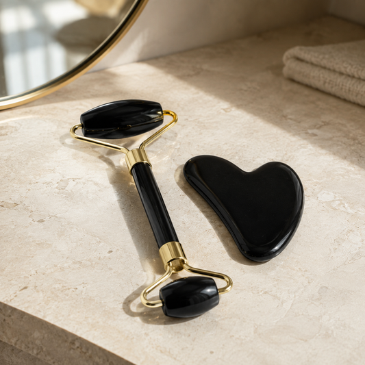 סט גוואשה למיצוק הפנים - KIRA Gua Sha Luxury Set