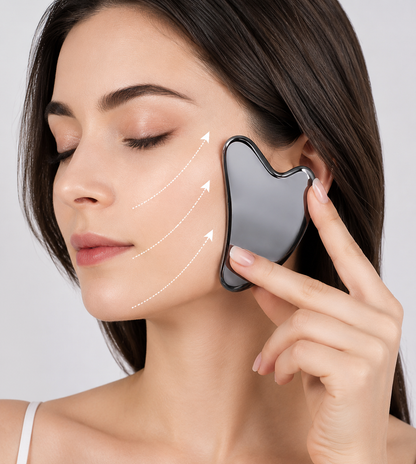 אבן גוואשה טבעית - KIRA Natural Gua Sha Stone